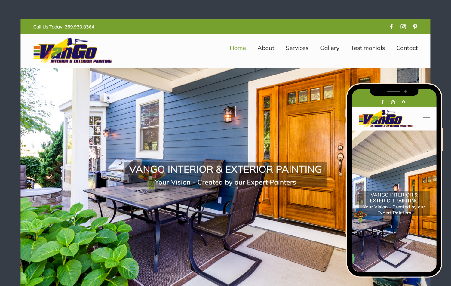 website painting company optimized
