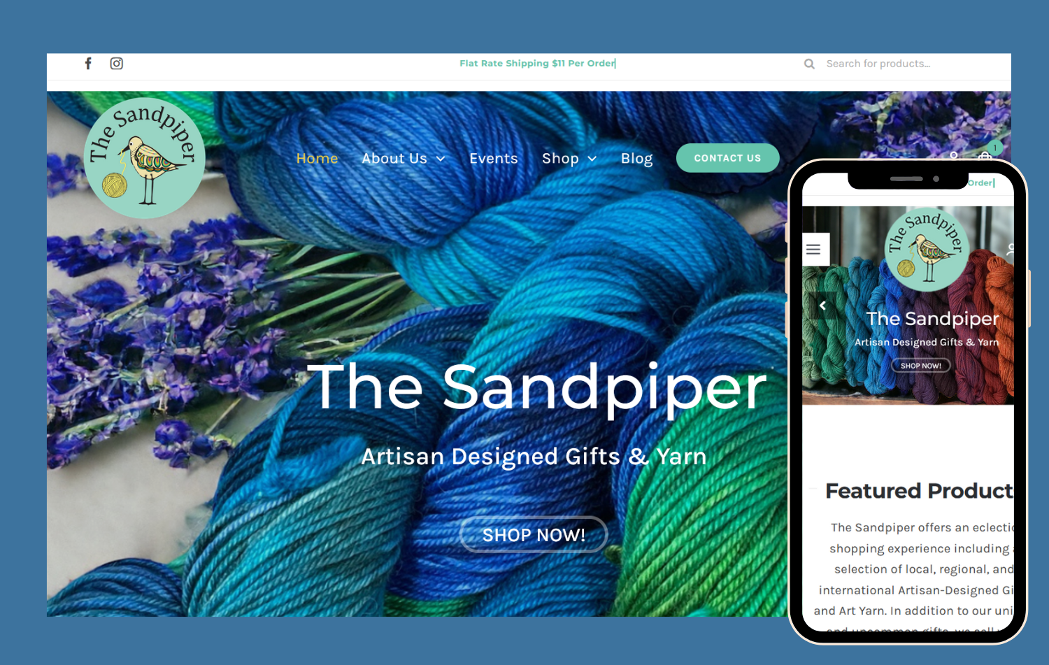 Yarn Web Design